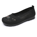 Damen Bequeme Ballerinas mit floralen Stickereien R&B