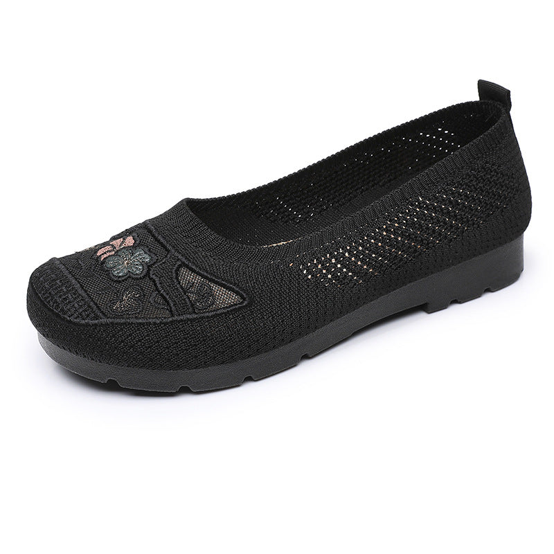 Damen Bequeme Ballerinas mit floralen Stickereien R&B