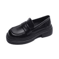 Damen Mokassin-Schuhe mit modischem Schnallenverschluss und stabiler Gummisohle