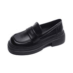 Damen Mokassin-Schuhe mit modischem Schnallenverschluss und stabiler Gummisohle