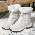Damen Isolierte Winterstiefel mit rutschfester Sohle und kuscheligem Warmfutter R&B