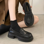 Damen elegante Ballerinas mit modischer Schnalle und bequemer Innensohle R&B
