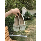 Damen flache Zehentrenner-Sandalen mit elegantem Design R&B