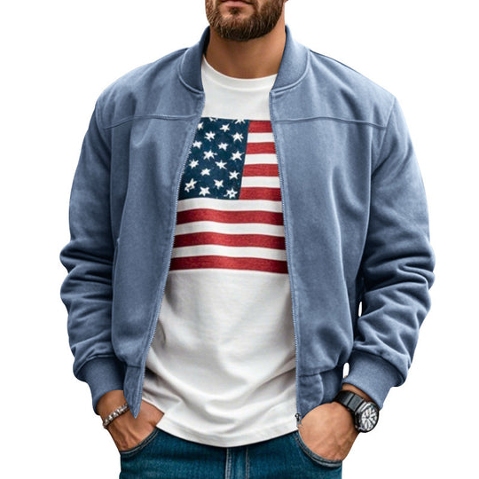 Herren Bomberjacke mit modernem Schnitt und praktischen Taschen R&B