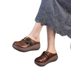 Damen Komfortable Clogs mit luftigen Details und rutschfester Sohle R&B
