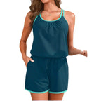 Damen Sporthose mit Trägern und weichem Bund R&B