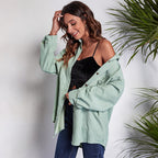 Damen Oversized Hemdblusenshirt aus Cord R&B