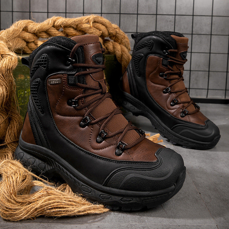 Herren Multifunktionale Trekkingstiefel mit atmungsaktiver Membran und robuster Sohle R&B
