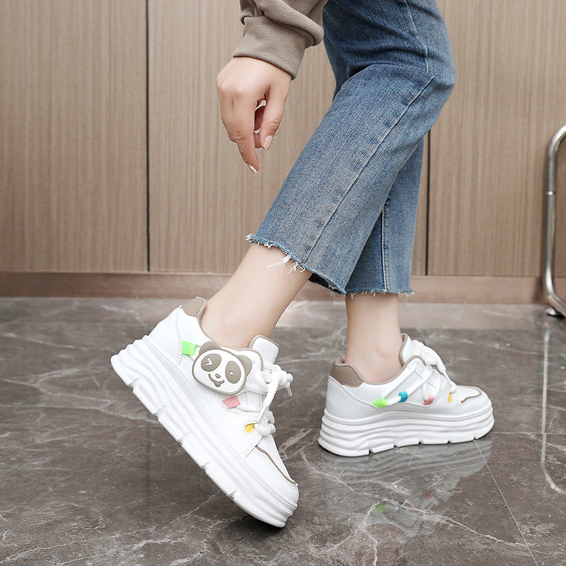 Damen trendige Plateausneaker mit lebhaften Details und komfortabler Dämpfung R&B