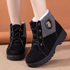 Damen Winterstiefel mit weichem Innenfutter und modischem Fleecefutter R&B