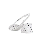Damen Slingback-Pumps mit verspieltem Punktedesign und niedrigem Absatz R&B