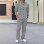 Herren lässiges Kapuzenshirt mit praktischen Taschen und Jogginghose R&B
