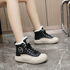 Damen Hochkomfortable Winter Sneakers mit isolierendem Fleece-Futter R&B