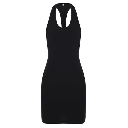 Damen figurbetontes Sportkleid mit Racerback-Design R&B