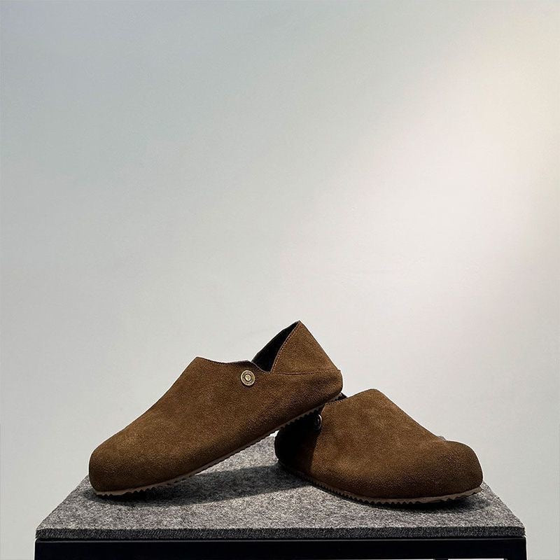 Damen Bequeme Clogs aus hochwertigem Wildleder
