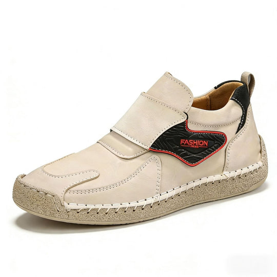 Herren Bequeme und modische Freizeitschuhe mit Klettverschluss R&B
