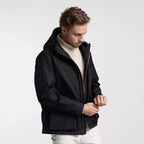 Herren Outdoormantel mit abnehmbarer Kapuze R&B