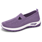 Damen Atmungsaktive Freizeit-Sneaker mit flexiblem Einstieg und rutschfester Sohle R&B