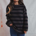 R&B | Gestreifter Strickpullover Mit Sanften Farben