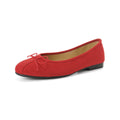 Damen Ballerina-Schuhe mit modischem Schleifenakzent und weichem Obermaterial