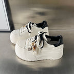 Damen Plattform Sneakers mit modischem Design und innovativem Schnürsystem R&B
