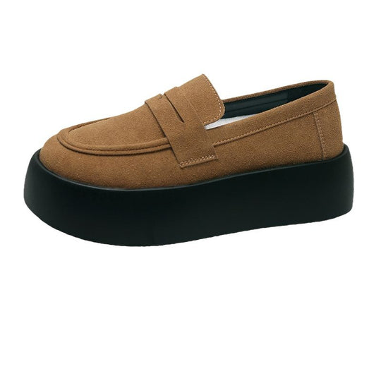 Damen modische Slipper mit extravaganter Plateau-Sohle R&B