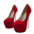 Damen elegante Stiletto-Pumps mit goldenen Akzenten R&B