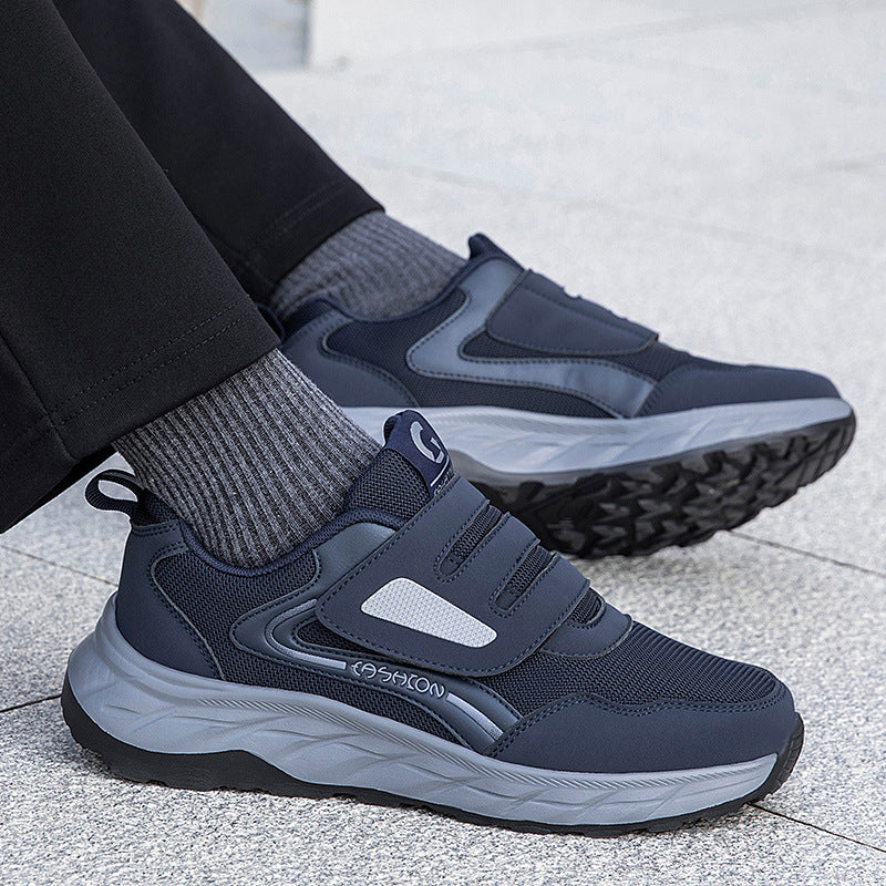 Damen Sportliche Sneakers mit praktischem Klettverschluss und atmungsaktiver Mesh-Oberfläche R&B