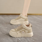 Damen Modische High-Top Sneakers mit komfortabler Profilsohle R&B