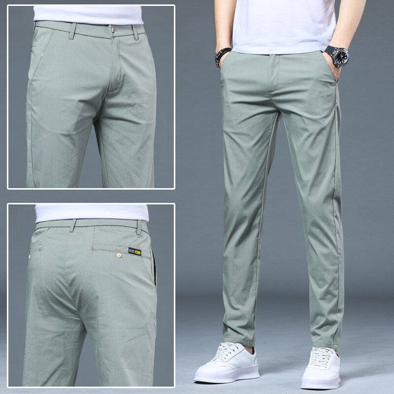 Herren luftige Freizeithosen im modernen Slim-Fit Design R&B