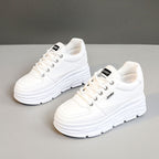 Damen modische Plateau-Sneaker mit rutschfester Sohle und bequemer Polsterung R&B