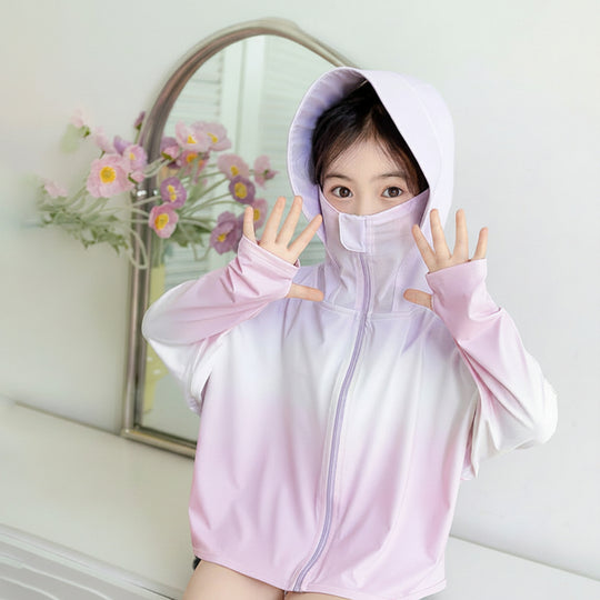 Damen UV-Schutzjacke mit Kapuze und feuchtigkeitsregulierenden Eigenschaften R&B