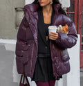 Damen Winterjacke mit voluminösem Schnitt und Wärmeisolierung R&B