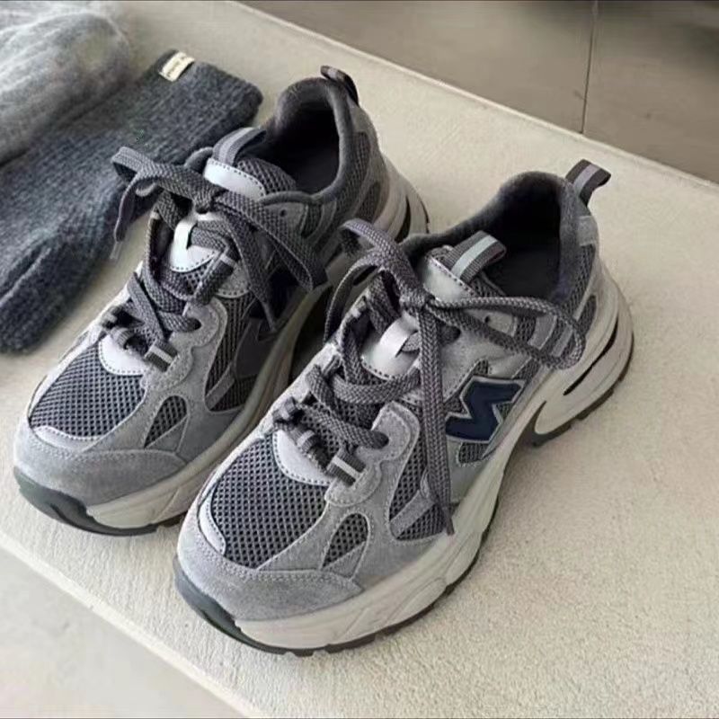Damen Sportliche Sneaker mit atmungsaktivem Obermaterial und dämpfender Sohle