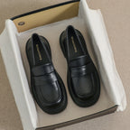 Damen Mokassins mit modischem Plateau und eleganter Schnalle