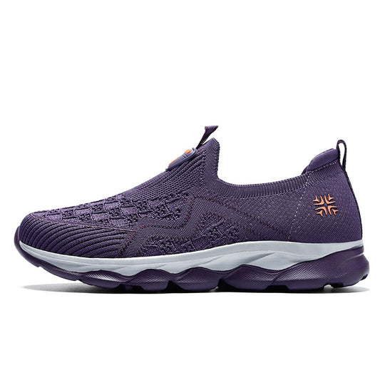 Damen Atmungsaktive Slip-On Spazier-Sneaker mit flexibler Sohle R&B