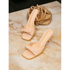 Damen elegante Slingback-Sandalen mit stilvollem Schleifendesign R&B