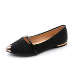 Damen Ballerinas mit funkelndem Glitzermaterial und eleganter Applikation R&B
