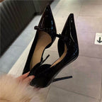 Damen spitze High Heel Pumpes mit verzierter Schleifenapplikation R&B