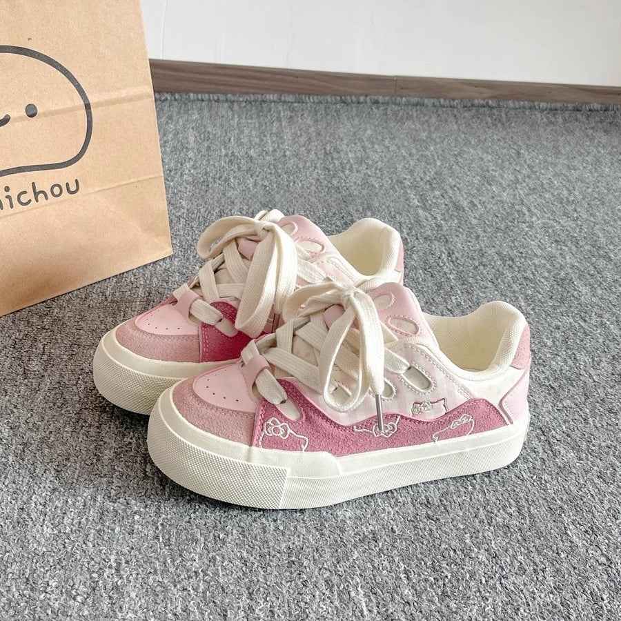 Damen Sneaker mit verspieltem Tierdesign und atmungsaktivem Obermaterial