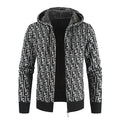 Herren Warm gefütterte Kapuzenjacke R&B