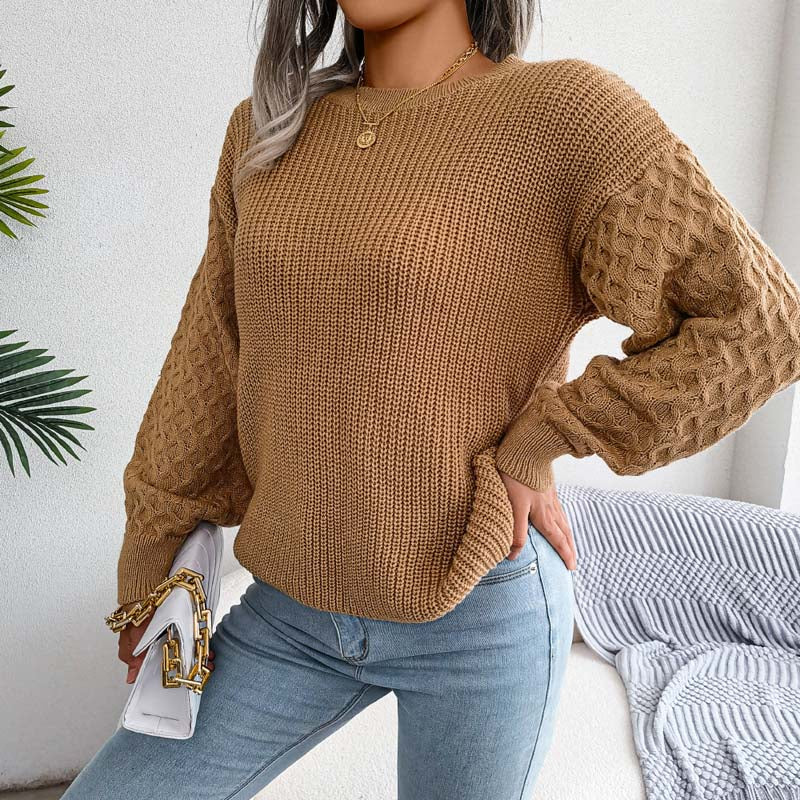 R&B | Einfarbige Strickpullover