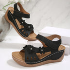 Damen Bequeme Sandalen mit floralem Design