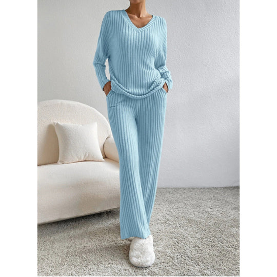 Damen bequemer Strickanzug R&B