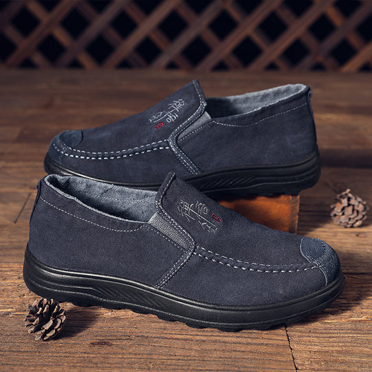 Herren Komfortable Slipper aus hochwertigem Wildleder R&B