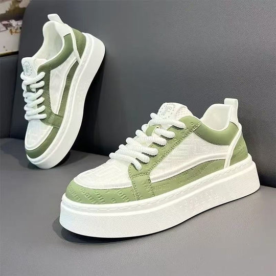 Damen Sportliche Sneaker mit atmungsaktiver Mesh-Oberfläche und rutschfester Sohle R&B