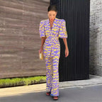 Damen Modisches Set mit exklusivem Muster und taillierter Silhouette R&B
