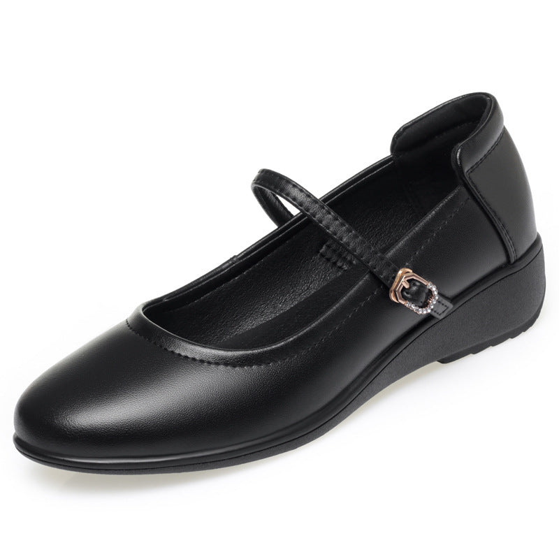 Damen Mary Jane Ballerinas mit komfortabler Sohle und elegantem Riemen R&B