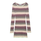 Damen Strickkleid mit einzigartigem geometrischem Muster R&B