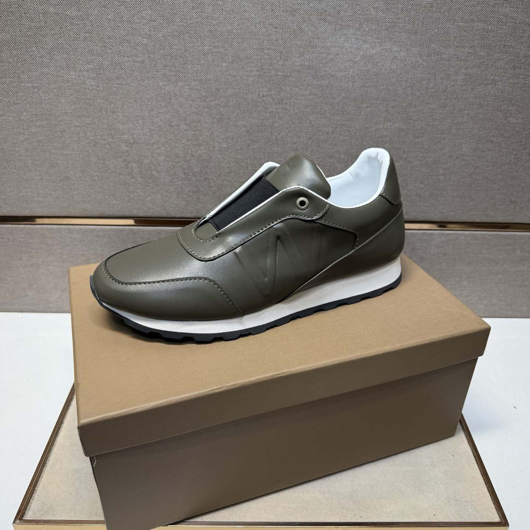 Damen Modische Slip-On Sneakers mit elastischem Einstieg und rutschfester Sohle R&B